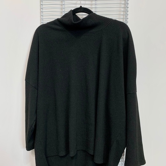 Ribbed Cowl-Neck Sweater - Picture 2 of 4
